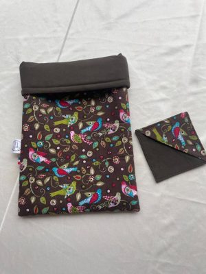 pochette de protection livres de poche oiseaux