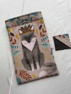 pochette de protection livres de poche renard