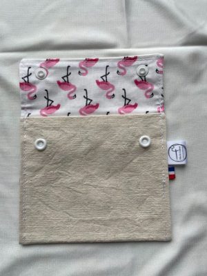 pochette pour savon ou shampoing solide, camouflage, rose (copie)